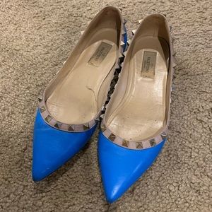 Authentic Valentino rockstud flats